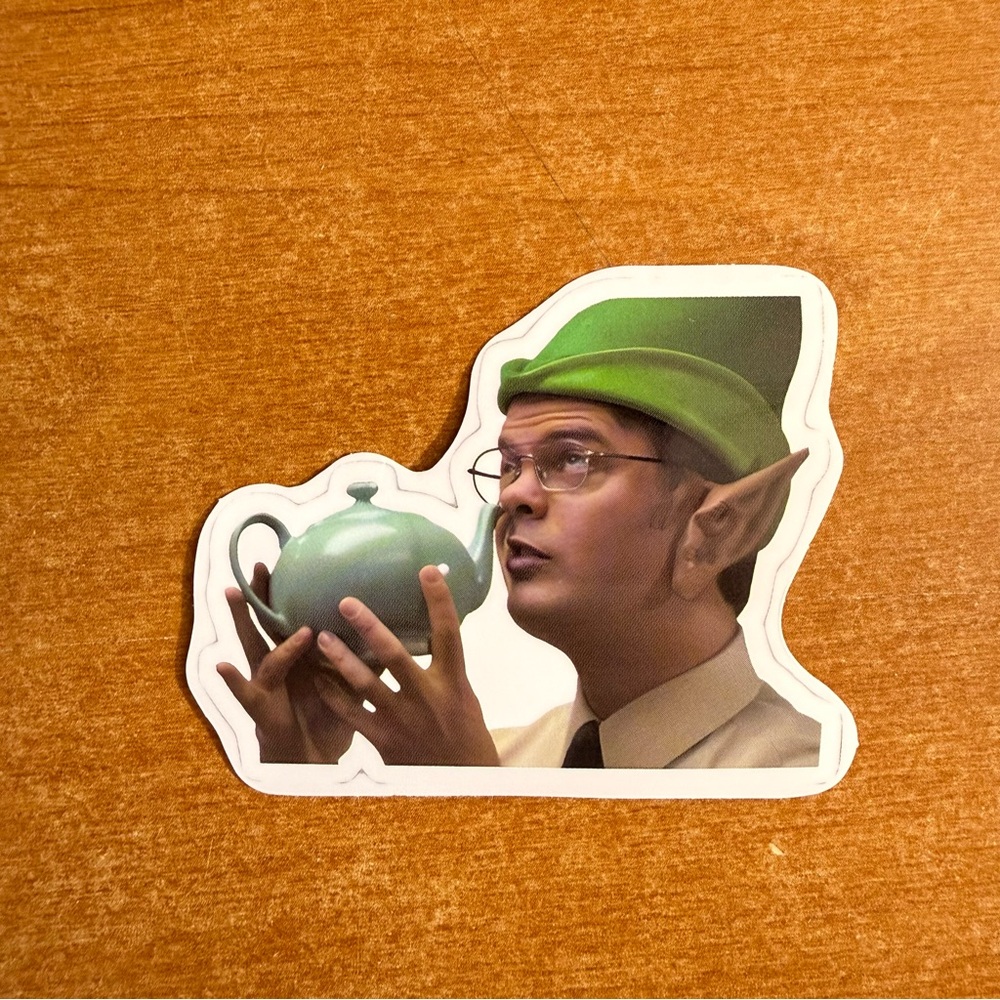 Green‎ Elf Sticker